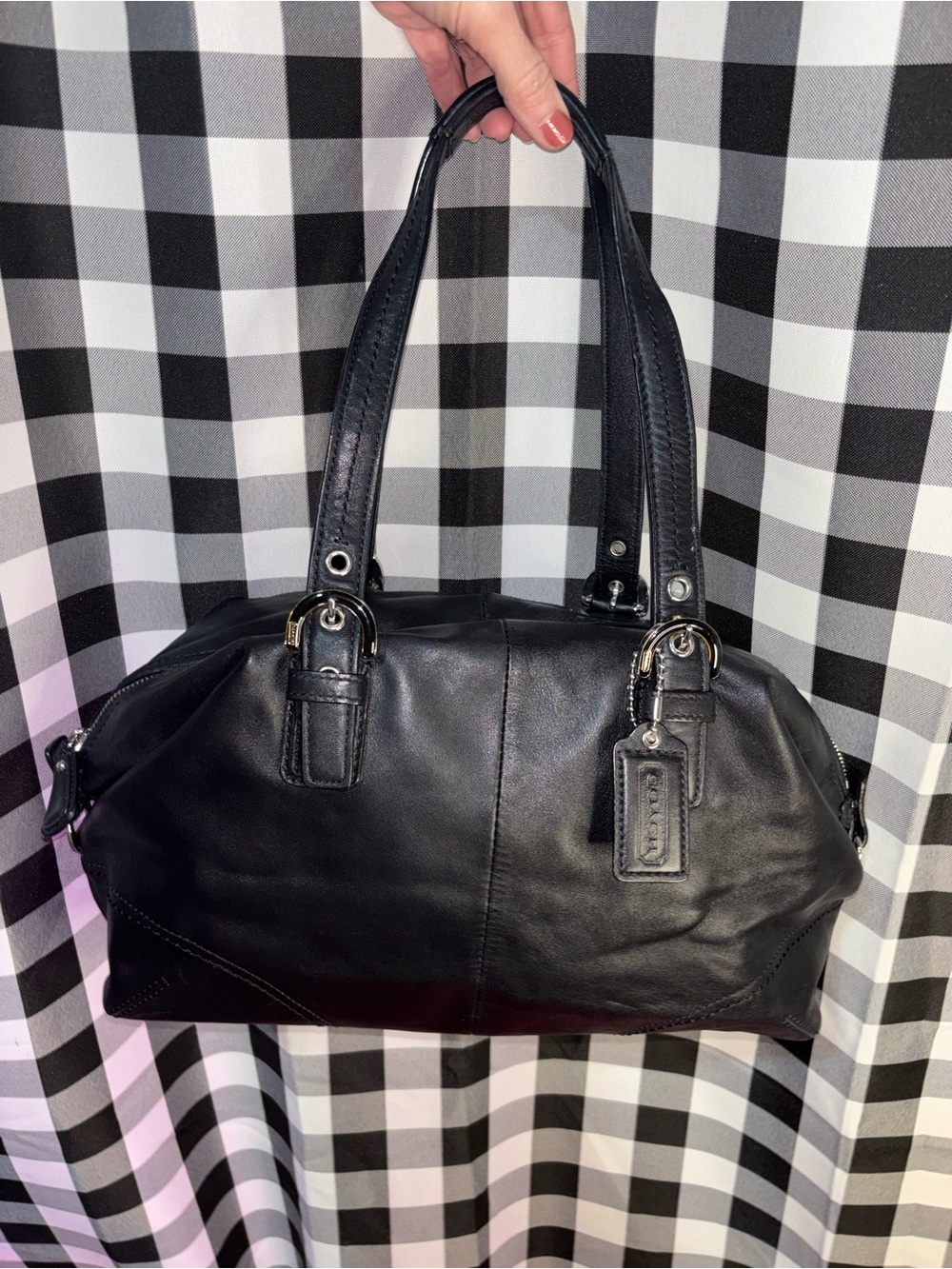Coach SoHo Black Leather Shoulder Bag 2011